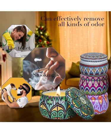Scented Candles Gifts Set for Women - 4 Pack Aromatherapy Soy Candles - Stress Relief and Relaxation - Ideal for Mother's Day - Sun Style Fragrances - Buy Online on GoSupps.com