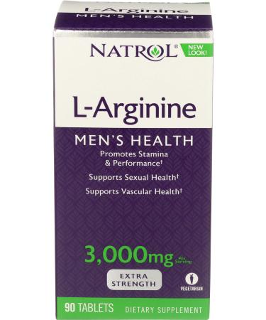 Natrol L-Arginine 3000 mg 90 Tablets