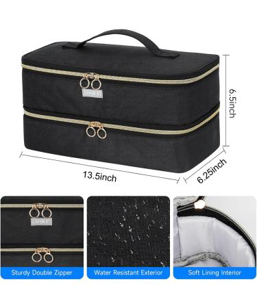 Travel Carrying Case Compatible with Shark Flexstyle Styler/Hair Dryer Double-Layer Hair Hot Tools Storage Bag Compatible with Dyson Airwrap Styler/Supersonic Hair Dryer and Attachments Black-Bag Only - Buy Online on GoSupps.com