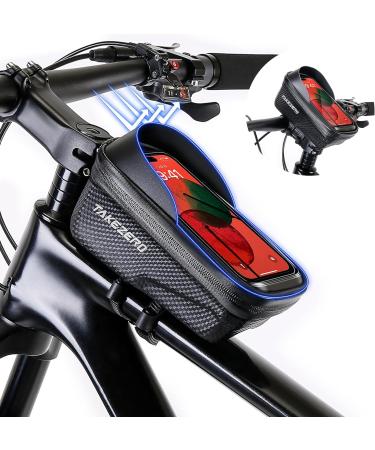 Faireach Waterproof Bicycle Frame Bag | Quick Lock 2L Cell Phone Holder with Touchscreen | Fits Smartphones 5.5-7 inches | Perfect for Cycling Adventures - Buy Online on GoSupps.com