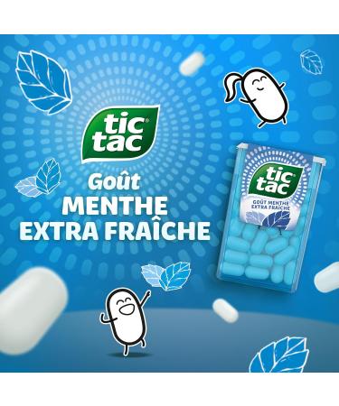 TicTac Go t Menthe Extra Fraiche - Bonbons frais sucr s - Format de Poche - 24 boites x 18g - Buy Online on GoSupps.com
