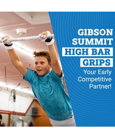 Gibson AthleticSummit Grip Mens High Bar Hook and Loop - Small - Buy Online on GoSupps.com