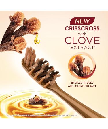Oral-B Criss Cross Toothbrush with Clove Extract - Extra Soft (Buy 2 Get 2 Free) | International Shipping Available - Buy Online on GoSupps.com