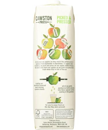 Cawston Press Cloudy Apple Juice 1 Litre - Pack of 1 - Buy Online on GoSupps.com