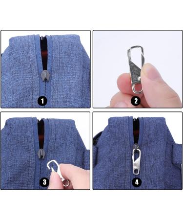 Kinbom 10-Piece Metal Zipper Repair Kit & Replacement Pull Tabs - Premium Zipper Solutions for Jackets Coats Shoes & Backpacks (5 Colors) - Buy Online on GoSupps.com