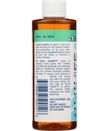 Home Health Liquid Lanolin 4 fl oz - Pure Moisturizing Solution for Skin Care | Shop Internationally - Buy Online on GoSupps.com