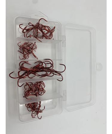 Bantre Carbon Steel Fishing Hooks Set - 50 Trimming & Treble Hooks for Sea & River Fishing | Ideal for Carp Sturgeon Tilapia & Trout - Buy Online on GoSupps.com