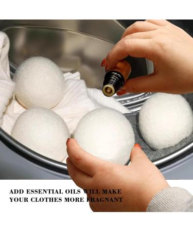 Organic Wool Dryer Balls - 3 Count XL | 100% New Zealand Wool Fabric Softener for 1000+ Loads | Reduce Wrinkles & Cut Drying Time Naturally - Buy Online on GoSupps.com