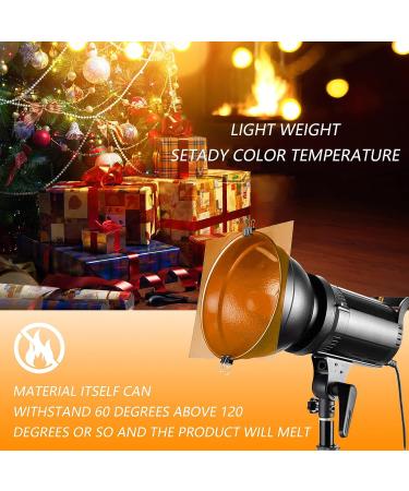 Sakolla 10Pcs Colored Lighting Gel Filters - Correction Gel Light Filter  Transparent Color Overlays Film Plastic Sheets 8.5 x 11 Inch (Halloween Orange) - Buy Online on GoSupps.com