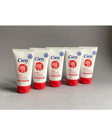 Cien SOS hand concentrate intensive care hand cream for cracked hands pack of 5 5 x 75 ml - Buy Online on GoSupps.com