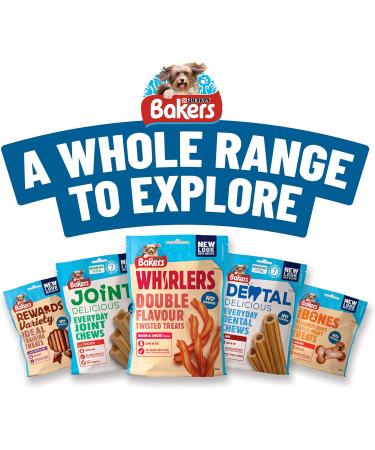 Bakers Sizzlers Dog Treats Bacon 185g Pack of 5 - Buy Online on GoSupps.com