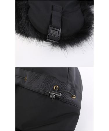 Connectyle Outdoor Unisex Faux Fur Lined Trapper Hat - Black - Buy Online on GoSupps.com