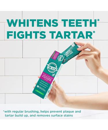 Tom's of Maine Antiplaque & Whitening Fluoride-Free Toothpaste - Spearmint 3-Pack | Buy Internationally - Buy Online on GoSupps.com
