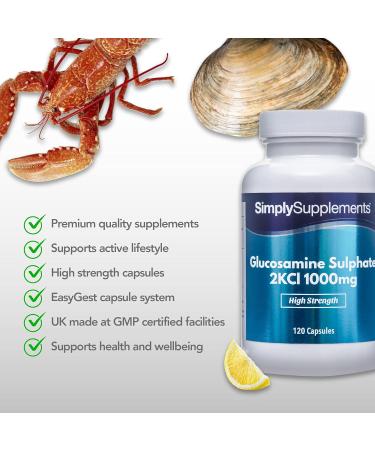 Glucosamine 1000mg 120 Capsules | Support Active Living | Made in UK - Buy Online on GoSupps.com