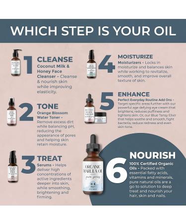 Foxbrim Naturals Organic Virgin Marula Oil - Anti-Aging Moisturizer for Face, Hair & Nails - 2 oz - Buy Online on GoSupps.com