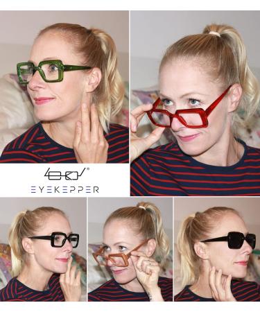 Eyekepper 5 Pack Designer Reading Glasses for Women - Stylish +2.00 Readers in Mixed Colors | Trendy Eye Fashion - Buy Online on GoSupps.com