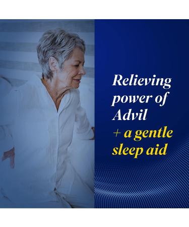 Advil PM Pain Reliever with Ibuprofen & Diphenhydramine Citrate - 20 Coated Caplets - Buy Online on GoSupps.com