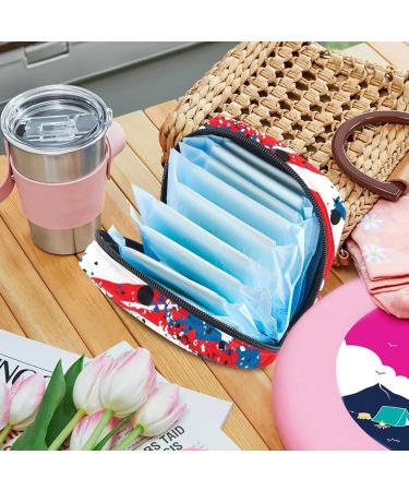 Womens Binding-Ups: Stylish Football Pattern Tampon Storage Bags with Zip Pockets - Multi Functional Ladies Menstrual Bags - Buy Online on GoSupps.com