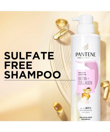 Buy Pantene Pro-V Miracles Infinite Lengths Biotin + Collagen Shampoo 13.5 fl oz | Sulfate-Free Hair Care for Longer Healthier Hair - International Shipping Available - Buy Online on GoSupps.com