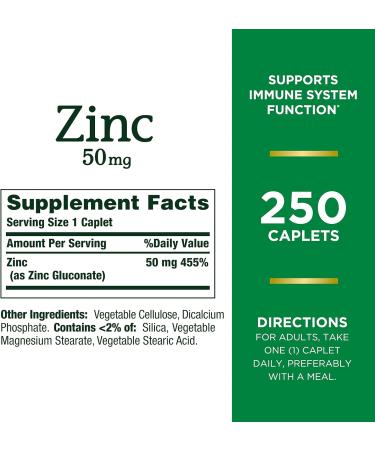 Nature's Bounty Vitamin B12 1000mcg + Zinc 50mg + Magnesium 500mg | 200 Ct 250 Caplets | Pack of 1 - Buy Online on GoSupps.com