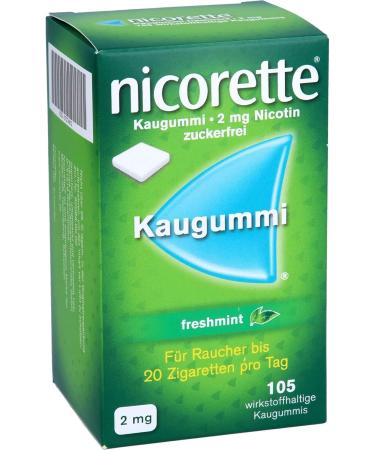 Buy Nicorette 2 mg Freshmint Chewing Gum | Fast International Shipping - Stop Smoking Aid - Buy Online on GoSupps.com
