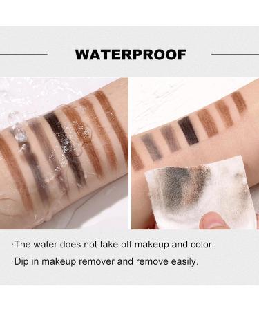 5pi ces Crayon sourcils tirette pelable waterproof longue tenue pour microblading marquage remplissage et contour des sourcils (Noir) - Buy Online on GoSupps.com