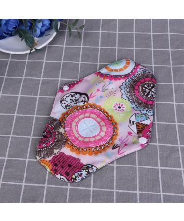 7Pcs Washable Bamboo Charcoal Reusable Menstrual Pads Set with Wet Bag - Eco-Friendly Menstrual Cloth Pads & Panty Liners for Women - Buy Online on GoSupps.com