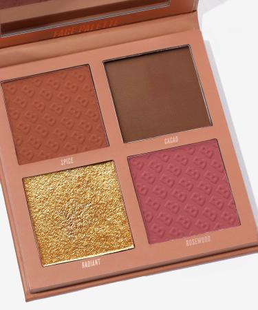 BEAUTY BAY Charmed Life Face Palette - Vegan All In One Makeup for Medium to Deep Skin Tone - Highlighter, Bronzer & Blush Powder Palette - Travel Friendly & Cruelty Free - Buy Online on GoSupps.com