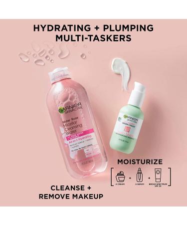 Garnier SkinActive Micellar Water with Rose Water & Glycerin - 2 Pack Facial Cleanser & Makeup Remover, 13.5 fl. oz - Buy Online on GoSupps.com