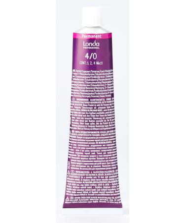 Londa Professional Hair Color Cream 4/0 Medium Brown - 60ml | International Shipping Available - Buy Online on GoSupps.com