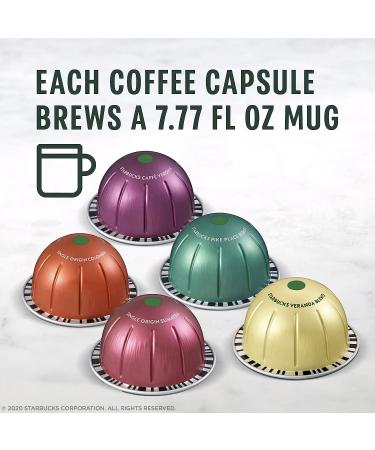 Starbucks by Nespresso Variety Pack Coffee - 40 Count Capsules, Blonde, Medium & Dark Roast, Compatible with Nespresso Vertuo Line System - Buy Online on GoSupps.com