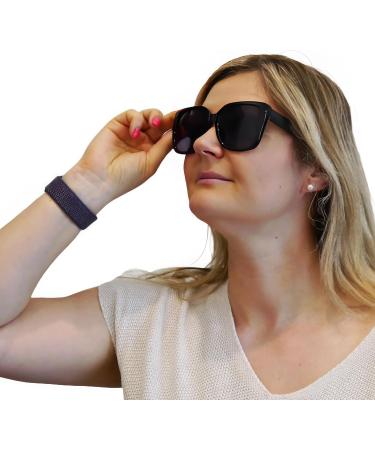 Stylish Retro Mini Glasses - Prescription Butterfly Sunglasses for Women | Thick Plastic Frame & Free Case | 2.5 Dioptria Reading Sun Glasses - Buy Online on GoSupps.com