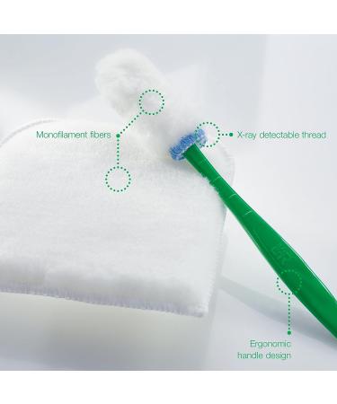 Lohmann & Rauscher Debrisoft Debridement Lolly - Box of 5 - 100% Unbleached Polyester - Wound Bed Preparation Tool - Buy Online on GoSupps.com