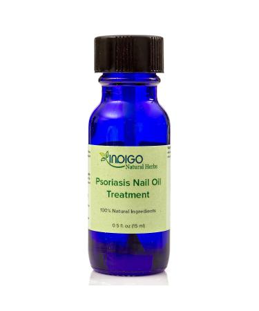 Indigo Natural Herbs Psoriasis Nail Oil Care - Repair and Strengthen Nails - Relief for Chapping, Cracking, and Fungus - 15ml/0.5 Fl Oz - Buy Online on GoSupps.com