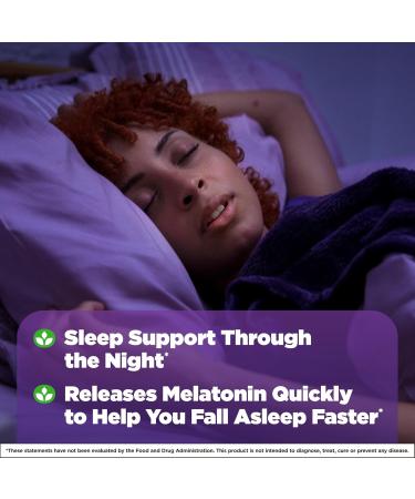 Natrol Melatonin Advanced Sleep Tablets with Vitamin B6 - Fall Asleep Faster, Stay Asleep Longer - 10mg, 60 Count - 2-Layer Controlled Release - 100% Drug-Free - Buy Online on GoSupps.com