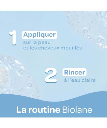 BIOLANE - Huile Lavante Dermo-protectrice - Bain B b - Peaux s ches et sensibles - Corps et cheveux - Soin apaisant - Sans savon - 96% d'Origine Naturelle - 500 ml - Fabriqu en France - Buy Online on GoSupps.com