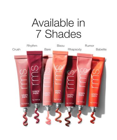 RMS Beauty Liplights Cream Lip Gloss | Hydrating Lip Plumper & Tinted Lip Balm with Jojoba Oil - International Shipping Available - Buy Online on GoSupps.com