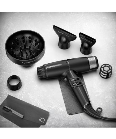 GAMA Italy iQ Perfetto LiteMAX Professional Hair Dryer | Ultra Light Dual Filter | with System-c and Oxi-Active Technology - Buy Online on GoSupps.com