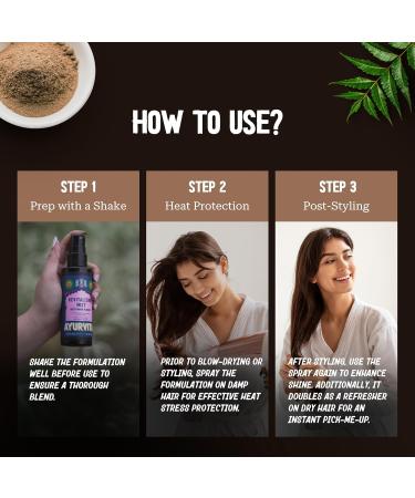 Hair Mist Revitalizing & Volumizing Hair Care Mist Frizz Control Detangling Heat Protectant Spray Maka For Hair Growth - Neem To Prevent Dryness & Dandruff - 5 fl oz - Buy Online on GoSupps.com