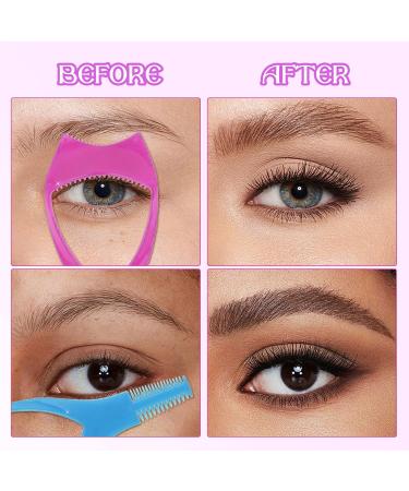 Ellxen 3-in-1 Eyelashes Tools Set for Women - Mascara Shield, Applicators, and Eyelash Comb - Buy Online on GoSupps.com