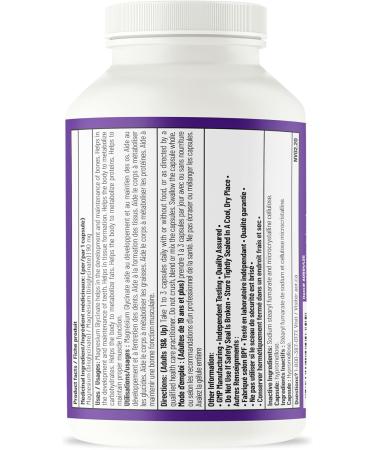 AOR Magnesium Glycinate 90mg 180 Capsules - Promotes Optimal Muscle Function & Metabolism - Vegan Magnesium Bisglycinate Supplement - Cardiovascular Support Muscle Comfort & Balanced Menstrual Cycles - Buy Online on GoSupps.com