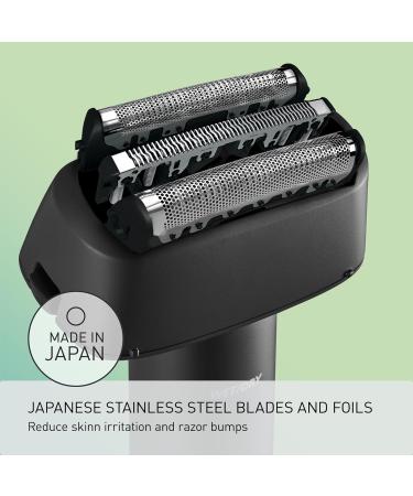 Buy Panasonic Electric Razor for Men - Wet Dry Shaver with 3-Blade System Ergonomic Handle & USB-C Charging - ES-RM3B-K Black | International Shipping Available - Buy Online on GoSupps.com