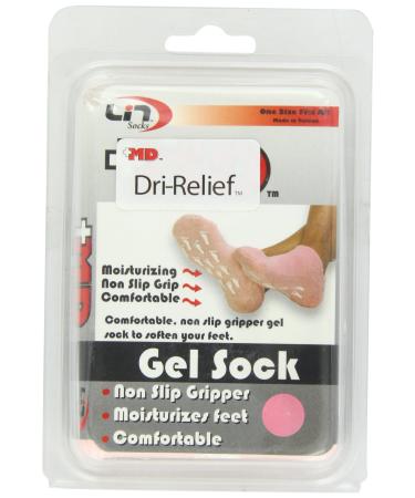 MD USA Gel Socks Pink Medium 1-Pound