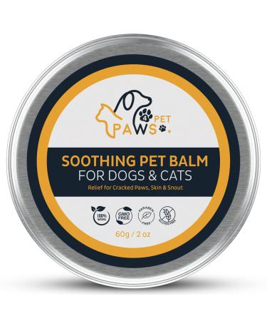 4 PET PAWS - Dog Paw Balm - Natural Moisturizing Paw Protector Made in Canada - Heals Repairs & Soothes Dry Cracked Paws Suitable for All Dogs & Cats