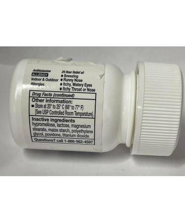 Cetirizine 10 mg Antihistamine Tablets Generic for Zyrtec 24 Hour Allergy 100 Tablets 100 ct. bottles 4 Pack Total 400 ct. (4) - Buy Online on GoSupps.com