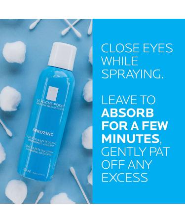 La Roche-Posay Serozinc Face Toner - Mattifying Spray for Oily Skin with Zinc - Alcohol-Free Acne Toner - 5 Fl Oz - Buy Online on GoSupps.com