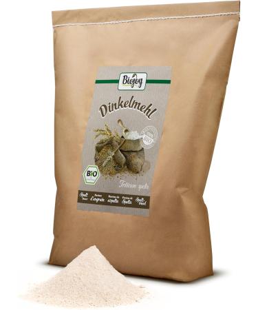 Biojoy Organic Spelt Flour (5 kg) natural and pure without additives - Buy Online on GoSupps.com