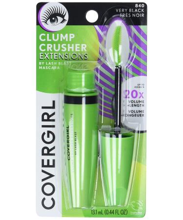 COVERGIRL Clump Crusher Extensions Mascara, Very Black - 0.44 Fl Oz (Pack of 1) - Buy Online on GoSupps.com