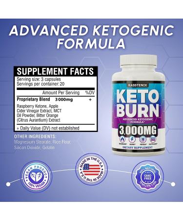 2 Pack Keto Pills for Weight Fat Management - Ultra Fast Prime Keto Supplement - 120 Capsules - Buy Online on GoSupps.com