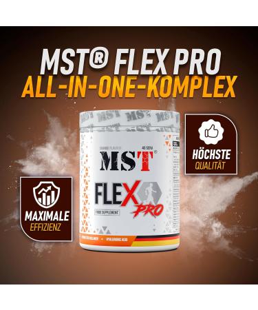 Flex Pro Powder - Glucosamine Chondroitin MSM Collagen Vitamin C & D3 - Orange | Top Quality Joint Support Supplement | International Shipping - Buy Online on GoSupps.com